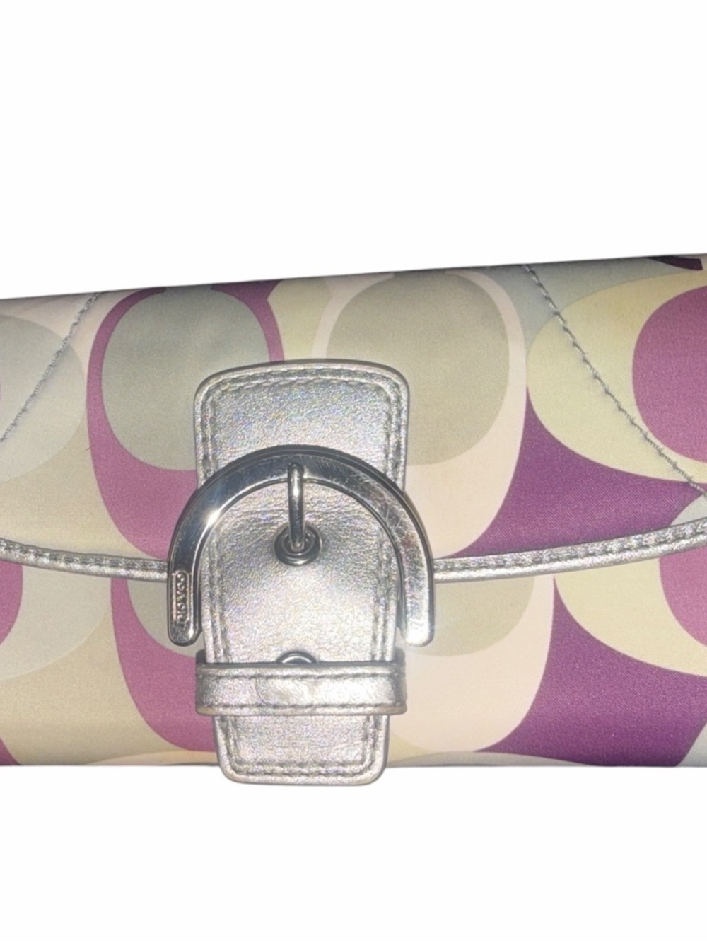 Coach Signature Soho Scarf Print Hobo Bag and its matching wallet - Picture 12 of 16